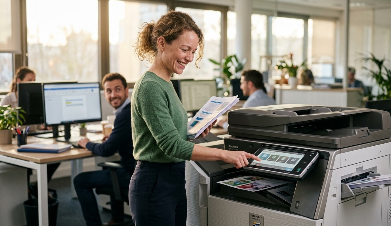 Photocopieur multifonction professionnel installé par MC2I Solutions