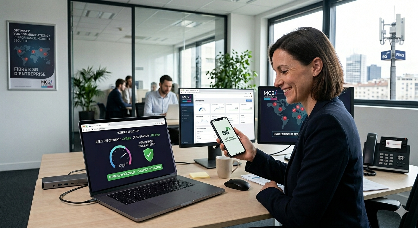 Solutions de téléphonie d'entreprise fixe et mobile MC2I Solutions